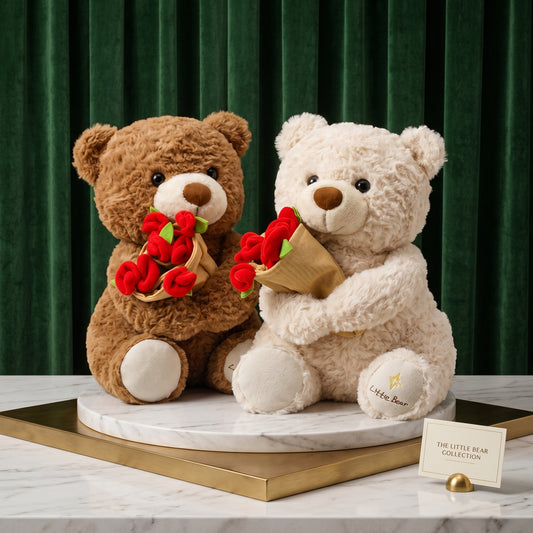 2 Plush Teddy Bears